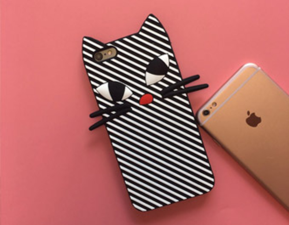 Black cat iphone case(6,6+)
